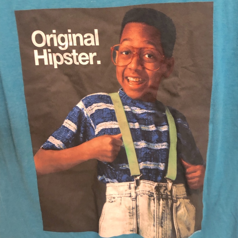 “Original Hipster” Steve Urkel Tee